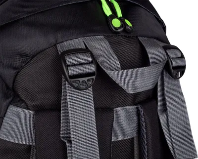 Image de ACRA Sac à dos Adventure 50 L pour la randonnée noir BA50-CRN