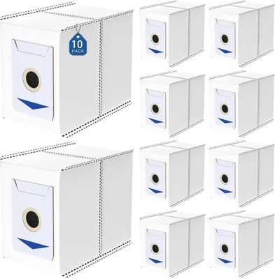 Produktbild von 10 Stück Staubbeutel für Ecovacs Deebot T30 Pro Omni/ T30 Omni Saugroboter,Staubsaugerbeutel Ersatz Beutel Zubehör für ECOVACS DEEBOT T30 Pro Omni / T30 Omni