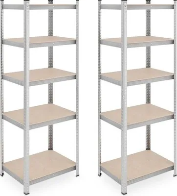 Immagine prodotto di Scaffali robusti con 5 livelli in un set da 2