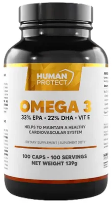 Produktbild von Human Protect | Omega 3 | with 33% EPA & 22% DHA