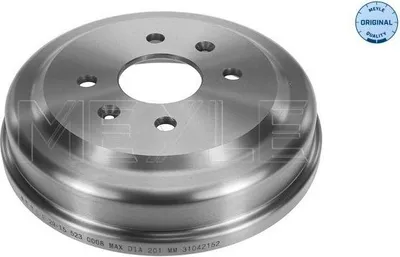 Produktbild von 2x MEYLE Bremstrommel 29-15 523 0008 hinten