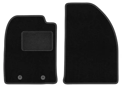 Obrázok produktu pre Predné velúrové koberce pre: Ford Fusion 2002-2005 (hatchback) – 2 ks, čierne, na mieru – Wielganizator LUX