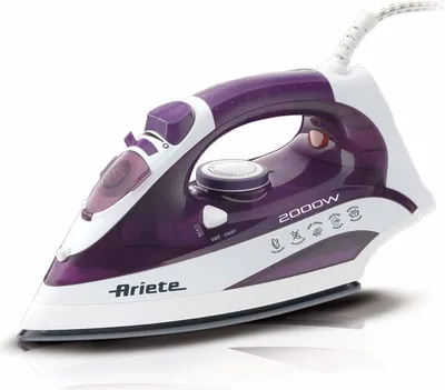 Image de Ariete 6235 Fer à vapeur Violet Semelle céramique 2000W 0.3L
