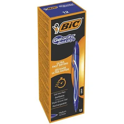 Produktbild von Gel-Stift Bic Gel-Ocity Blau 0,3 mm (12 Stück)