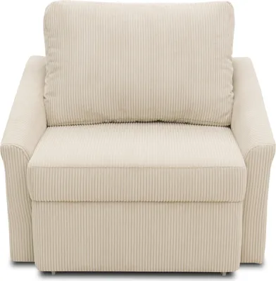 Produktbild von DOMO Collection Sessel Relax Box, mit Boxspringfederung und Schlaffunktion, Cocktailsessel, 108 x 96 x 86 cm (BxTxH), beige