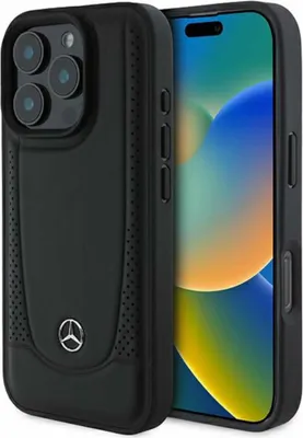 Immagine prodotto di Mercedes Mehcp16Xarmbk Iphone 16 Promax 6.9 Czarny/Nero Custodia rigida in pelle Urban