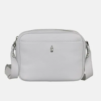 Image de ROSA - Sac à bandoulière en cuir gris