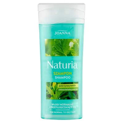 Produktbild von JOANNA Naturia Shampoo für normales und fettiges Haar Brennnessel und Grüner Tee 100ml