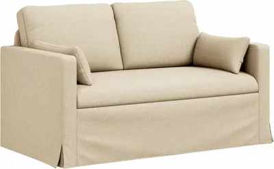 Obrázok produktu pre vidaXL Pohovka krémová 139 x 78 x 80 cm látková