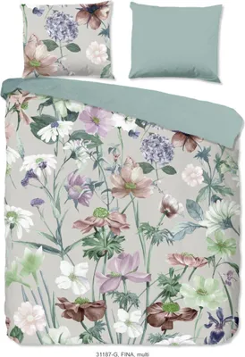 Produktbild von Good Morning Bettbezug "bloemen" - multi - (200x200/220 cm) - Baumwolle