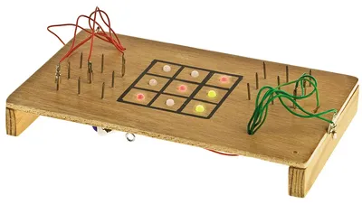 Image de matches21 Kit de construction Tic-Tac-Toe pour enfants Kit de bricolage à partir de 12 ans