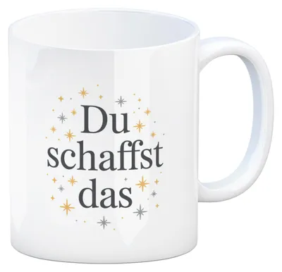 Produktbild von Du schaffst das Kaffeebecher