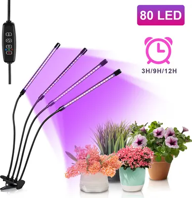 Immagine prodotto di TolleTour 40Watt lampada per piante LED Grow Light - timer automatico 3-9-12 ore