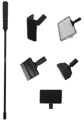 Produktbild von 5-in-1 Aquarium Reinigungsset mit Algenkratzer und Eckbürsten