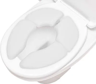 Immagine prodotto di Cuscino per WC pieghevole, riutilizzabile, bianco, per bambini