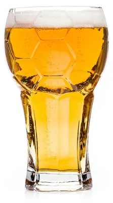Productafbeelding van Voetbalbierglas 600 ml voor voetbalfans