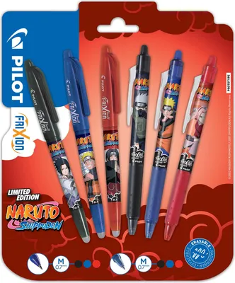 Produktbild von PILOT FriXion Ball & Clicker 0.7 (M) Naruto Limited Edition, Tintenroller