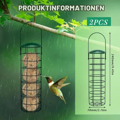 Obrázok produktu pre Držiak na knedle (2 kusy), kŕmčiek na vtáky, podávač krmiva