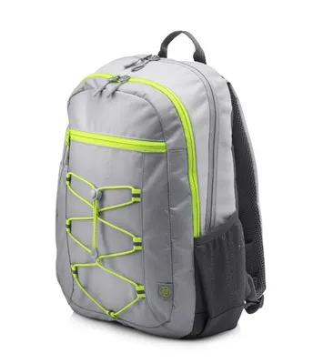 Zdjęcie produktu dla HP Plecak Active Backpack 39,62 cm (15,6″) (szary / neonowy żółty), 39,6 cm (15.6"), Miejsce na laptopa, Wodoodporny, Tkanina