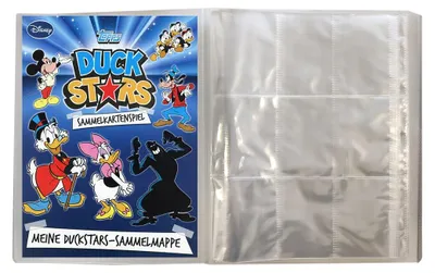 Produktbild von Topps - Disney Duck Stars - Sammelkarten - 1 Sammelmappe