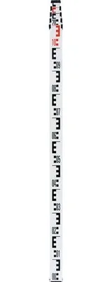 Image de NEDO Mire de nivellement télescopique L.1,22-4m Pas Rücks.1 avec nivelle - 344115-637