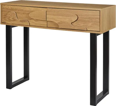 Produktbild von "MISOU Calypso Beistelltisch Konsolentisch Wohnzimmerwandtisch Holztisch mit Schubladen"