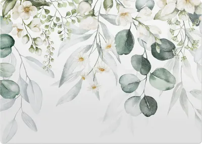 Produktbild von Blumenblattmuster – Bodenschutzmatte – Rutschfest – Schutzmatte für Büro – Vinylmatte – Stuhlunterlage  – 140 x 100 cm