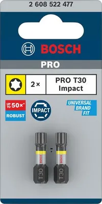 Produktbild von PRO Torx Impact Bit, T30, 25 mm, 2-tlg.