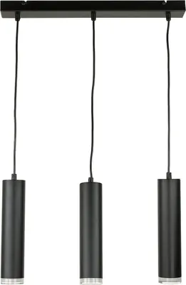 Produktbild von Pendelleuchte Schwarz 3 flammig Esszimmer Esstisch Hängelampe