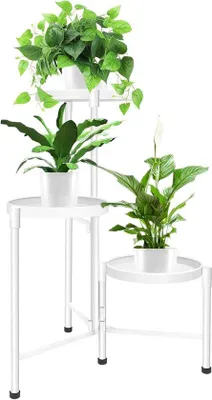 Produktbild von Metallischer Blumenständer - Blumenrek für Innen- und Außenbereich - 115 cm hoch