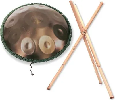 Produktbild von Patera Handpan HPDM-5 D-Amara Edelstahl mit Handpan-Ständer