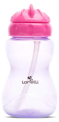 Produktbild von Lorelli Mini Sport Sipper Cup 275 ml Kinder Trinkbecher mit Strohhalm auslaufsicher BPA frei Reisebecher ab 12+ Monaten