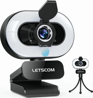 Produktbild von Fine Life Pro Full HD 1080P webová kamera 360° otočná USB počítač s Micro T3601 čierna, Full HD webová kamera