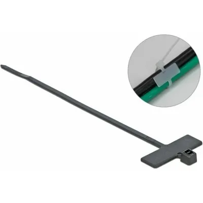 Produktbild von DELOCK Kabelbinder L 100 x B 2,5 mm schwarz 10 Stück