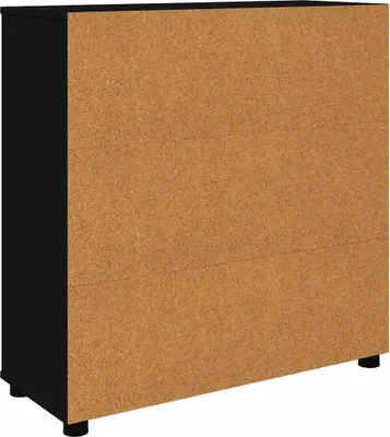 Obrázok produktu pre Úložná skrinka Čierna 80 x 31 x 81 cm Kompozitné drevo