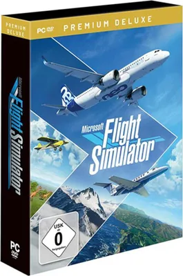 Productafbeelding van Aerosoft Microsoft Flight Simulator - Premium Deluxe Edition, PC, E (beperkingen van toepassing), fysiek product
