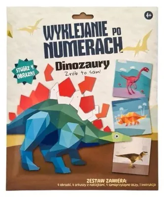 Zdjęcie produktu dla Przyklejanie po numerach. Dino - MCD