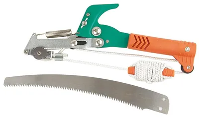 Produktbild von Raupenschere Astsäge & Astschere Teleskop 2 in 1 System Baumsäge Gartensäge