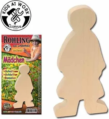 Produktbild von Schnitzholzrohling Mädchen