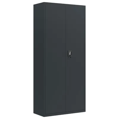 Zdjęcie produktu dla vidaXL Szafka na dokumenty antracyt 90x40x200 cm stal