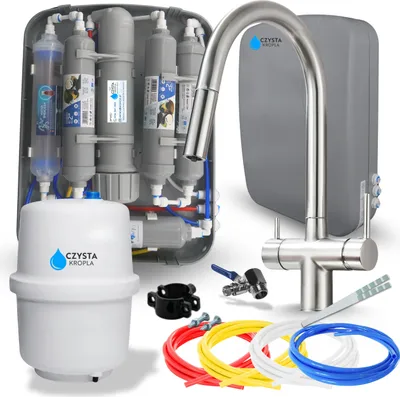 Produktbild von Wasserfilter-Set Ari RO7 7-Stufen 75 GPD, Kuechenarmatur Inox