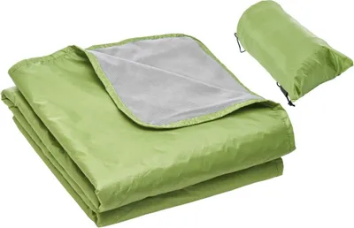 Obrázek produktu pro Kempingová deka pikniková deka - venkovní deka polyester fleece 2x1,5 m - armádní zelená deka pro volný čas a turistiku