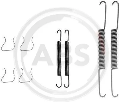 Produktbild von A.B.S. Zubehörsatz Bremsbacken 0631Q Hinten für OPEL Corsa A CC (S83) 0,08kg