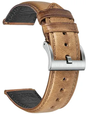 Produktbild von Handgefertigte Uhrenbänder aus Leder für Smartwatches