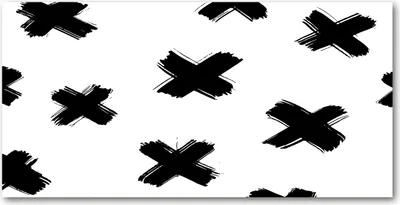 Produktbild von Tulup® Glas-Bild - 100x50 -Wandkunst - Wandbild hinter gehärtetem Sicherheitsglas  - Sonstige - Schwarzweiße Flecken - Schwarzweiß