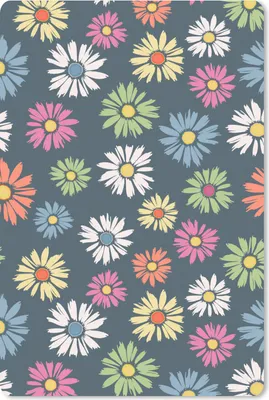 Produktbild von MuchoWow® Mauspad Mousepad Regenbogen - Design - Blumen 18x27 cm - Mousepads - Maus Mat - Pad - Mausunterlage