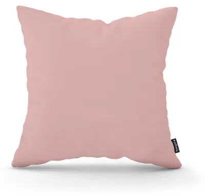Immagine prodotto di Cuscino decorativo, superficie liscia, colore rosa cipria, 45 x 45 cm