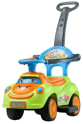 Immagine prodotto di VEVOR auto a scorrimento, 830 x 420 x 880 mm, auto a spinta con ringhiera di sicurezza, maniglia e spazio per riporre i bagagli sotto il sedile, girello con portata di 25 kg, girello per bambini da 19 a 36 mesi