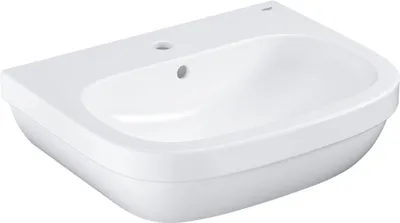 Produktbild von Grohe Euro Keramik Waschtisch 60 cm, Waschbecken alpin weiß, mit Überlauf