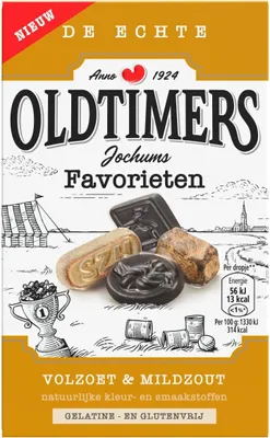 Produktbild von Oldtimers Jochums Lieblinge 6 x 185 Gramm Lakritz